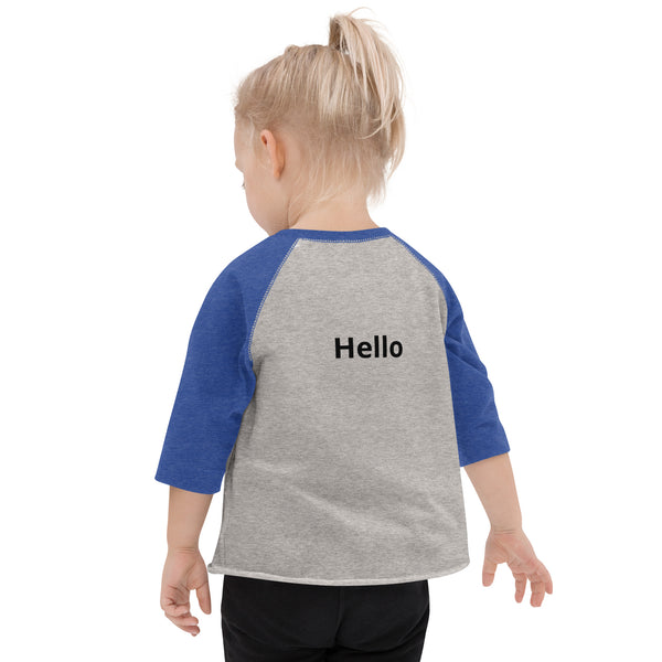 Toddler baseball shirt